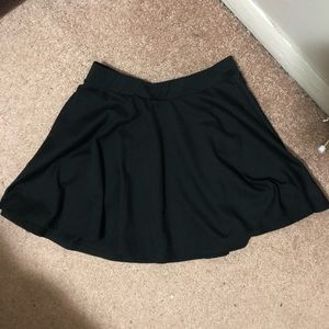 Skater style mini skirt - BLACK